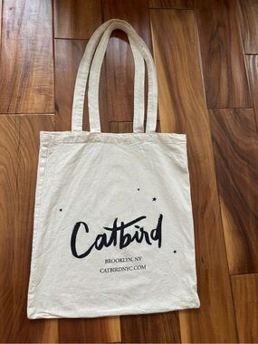 Catbird Signature canvas Tote Bag “Jewelry as Poetry” from NYC